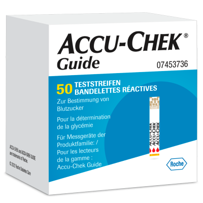 Accu-Chek® Guide bandelettes de test 50