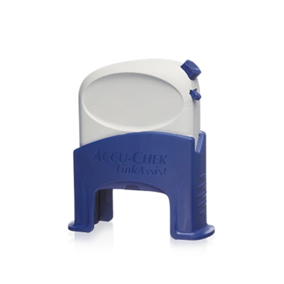 Accu-Chek&reg; LinkAssist guide d'insertion