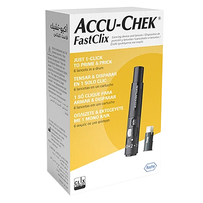 Accu-Chek&reg; FastClix kit con 1x 6 lancette